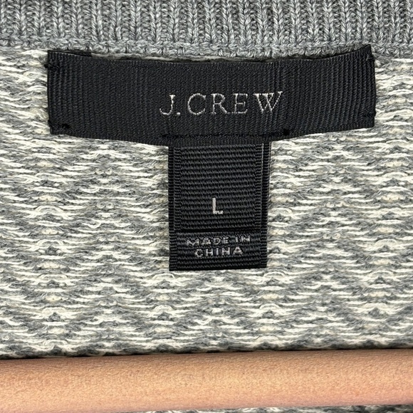 J. Crew Women’s Cropped Preppy Cardigan Sweater Sz L Button front Office Classic - Picture 3 of 8